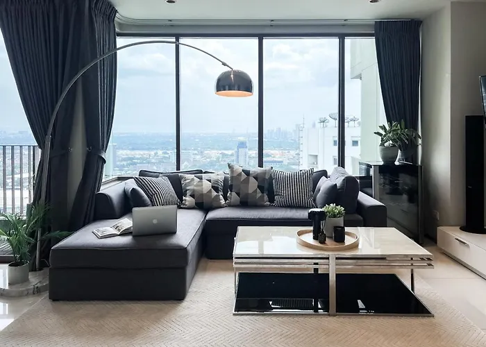 Casa de férias The Grand Penthouse 2br Ultra Fast Wifi Sukhumvit *