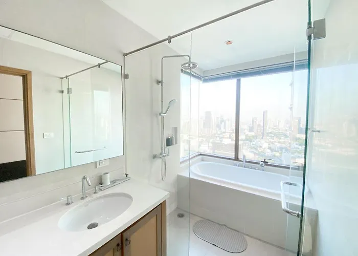 The Grand Penthouse 2br Ultra Fast Wifi Sukhumvit Casa de férias *